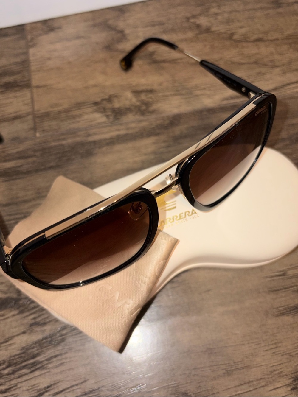 NEW MENS Carrera Aviator Sunglasses Classic Everyday Wear - Picture 2 of 6